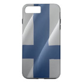 Flaggenschwankungen Finnlands - Case-Mate iPhone Hülle (Rückseite)