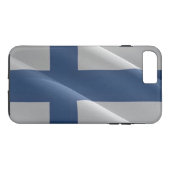 Flaggenschwankungen Finnlands - Case-Mate iPhone Hülle (Rückseite (Horizontal))