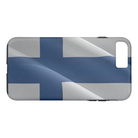 Flaggenschwankungen Finnlands - Case-Mate iPhone Hülle (Rückseite (Horizontal))