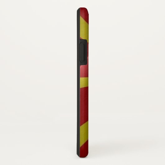 Flaggenschwankungen Nordmakedoniens - Case-Mate iPhone Hülle (Hinten/Rechts)