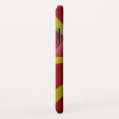 Flaggenschwankungen Nordmakedoniens - Case-Mate iPhone Hülle (Hinten/Rechts)