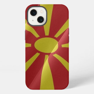 Flaggenschwankungen Nordmakedoniens - iPhone 13 Hülle
