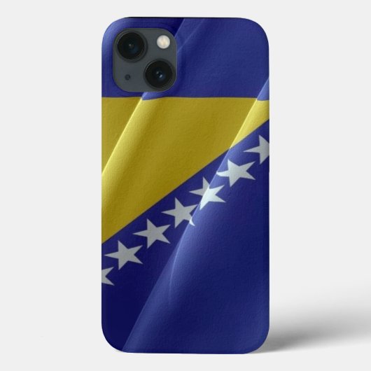 Flaggenschwankungen von Bosnien und Herzegowina - Case-Mate iPhone Hülle (Rückseite)