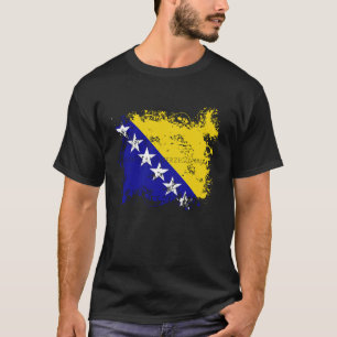 Flaggenstaat Bosnien und Herzegowina Staatsangehör T-Shirt