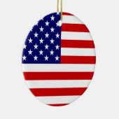 Flaggenstaat der USA Keramik Ornament (Rechts)