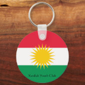 Flaggenstaat Kurdistan, Kurdischer Jugendclub Schlüsselanhänger (Vorderseite)