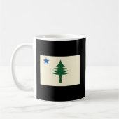 Flaggenstaat Maine 1901 Maine State Flag E Tree St Kaffeetasse (Links)