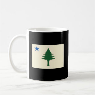 Flaggenstaat Maine 1901 Maine State Flag E Tree St Kaffeetasse