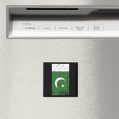 Flaggenstaat Pakistans Nationalstolz Magnet (In Situ (Geschirrspüler))