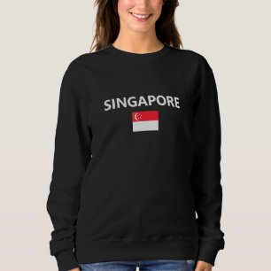 Flaggenstaat Singapur Sweatshirt