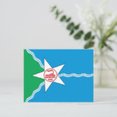 Flaggenstadt Mankato Postkarte (Stehend Vorderseite)