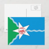 Flaggenstadt Mankato Postkarte (Vorne/Hinten)