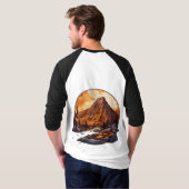 Flaggenstein (e) T-Shirt (Schwarz voll)