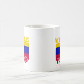 Flaggenstolz Venezuelas Kaffeetasse (Mittel)