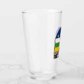 Flaggensymbol der Zentralafrikanischen Republik Glas (Rechts)