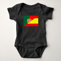 Flaggensymbol Nachbarländer Spaniens Portugal