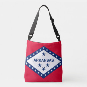 Flaggentasche, Arkansas Tragetaschen Mit Langen Trägern