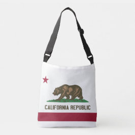 Flaggentasche, Kalifornien Tragetaschen Mit Langen Trägern