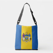 Flaggentasche, Philadelphia, Pennsylvania Tragetaschen Mit Langen Trägern (Vorderseite)