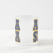 Flaggentext des Alaskan-Staates Mattglastasse (Mittel)