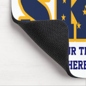 Flaggentext des Alaskan-Staates Mousepad (Ecke)