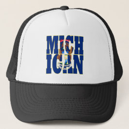 Flaggentext des Michigan-Staates Truckerkappe