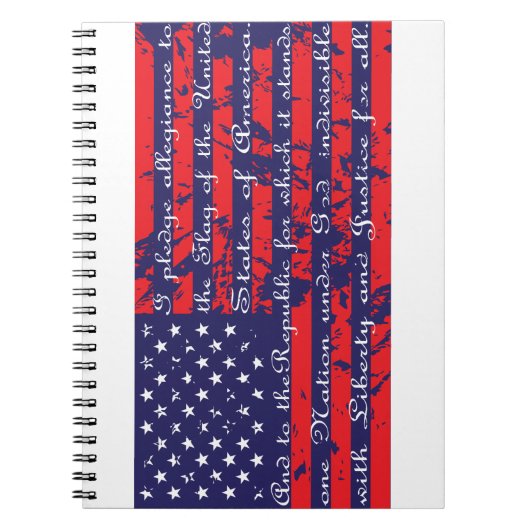 Flaggenverpflichtung Notizblock (Vorderseite)