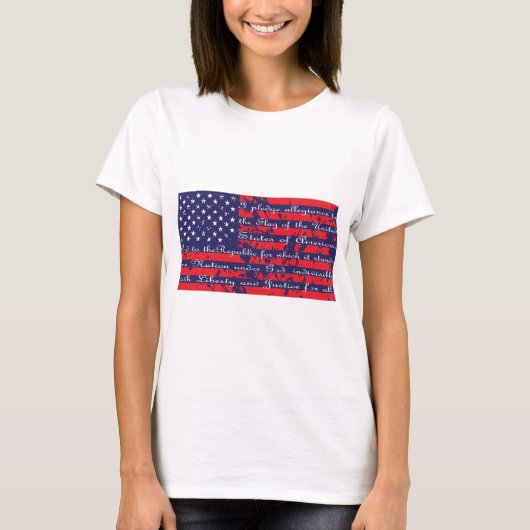 Flaggenverpflichtung T-Shirt (Vorderseite)