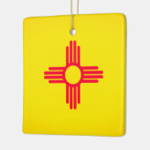 Flaggenverzierung des Staates New Mexiko Keramikornament (Links)