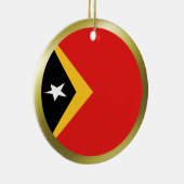 Flaggenverzierung in Osttimor Keramikornament (Rechts)