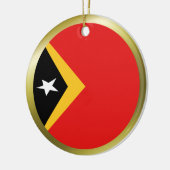 Flaggenverzierung in Osttimor Keramikornament (Links)