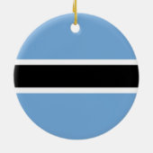 Flaggenverzierung von Botswana Keramik Ornament (Hinten)