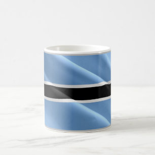 Flaggenwellen BOTSWANA - Kaffeetasse
