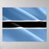 Flaggenwellen BOTSWANA - Poster (Vorne)