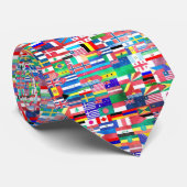 Flaggenwelt Krawatte (Gerollt)