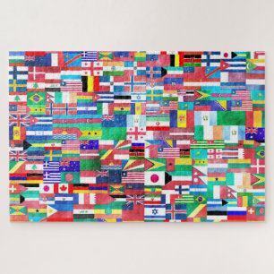 Flaggenwelt Puzzle