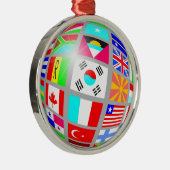 Flaggenwolke Ornament Aus Metall (Rechts)