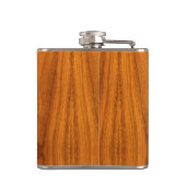 Flaggenzeichen der Yacht auf Nautical Teak Wood Pr Flachmann (Rückseite)