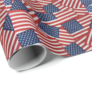 Flaggesammlung Geschenkpapier