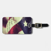 Flaggestern-Gepäckanhänger Gepäckanhänger (Vorderseite horizontal)