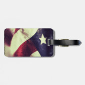 Flaggestern-Gepäckanhänger Gepäckanhänger (Rückseite horizontal)