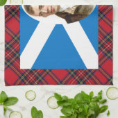 Flaggetartan-Tee-Tuch Robert Burnss schottisches Küchentuch (Gefaltet)