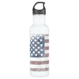 Flaggewasserflasche Edelstahlflasche