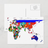 Flaggschiff der Welt Postkarte (Vorne/Hinten)