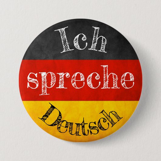 Flaggschiff Ich spreche Deutsch Button (Vorderseite)