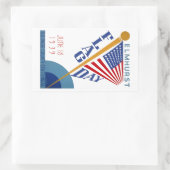 Flaggtag Rechteckiger Aufkleber (Tasche)