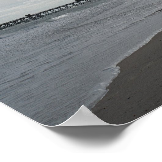 Flagler Beach, FL Poster (Ecke)