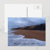 Flagler Beach Florida Shoreline Postkarte (Vorne/Hinten)