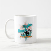 Flagler Beach Florida Vintag Retro Sunset Kaffeetasse (Links)