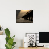 Flagler Beach Pier Fotografie Poster (Heimbüro)